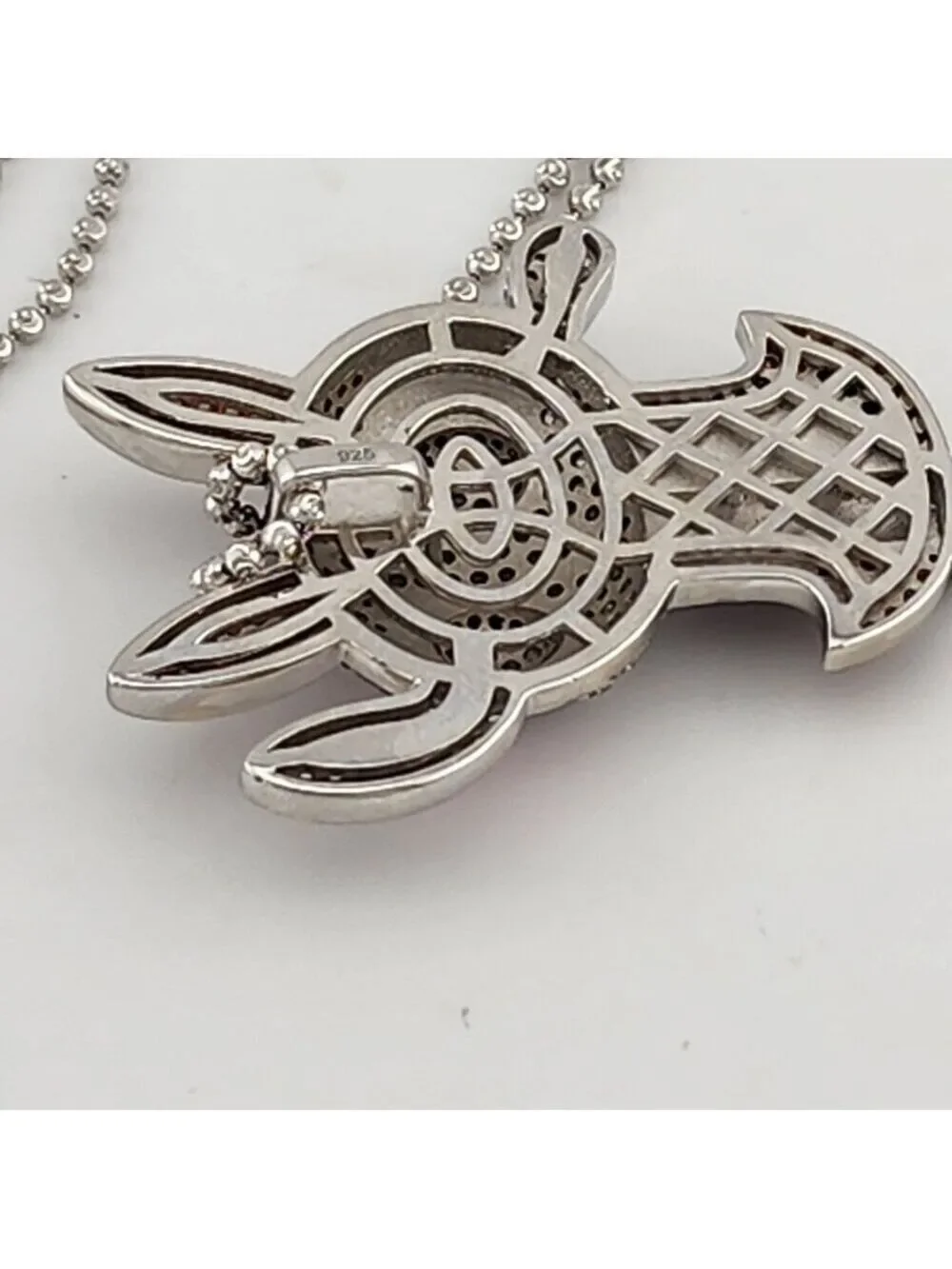Blossom Charm: 925 Sterling Silver Powerpuff Pendant